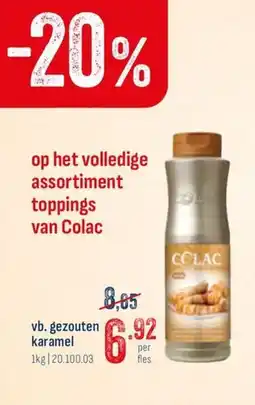 Horeca totaal Colac gezouten karamel aanbieding