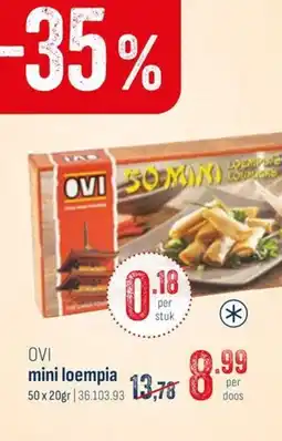 Horeca totaal Ovi mini loempia aanbieding