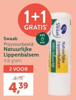 Holland & Barrett Natuurlijke Lippenbalsem aanbieding