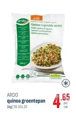 Horeca totaal Ardo quinoa groentepan aanbieding