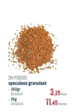 Horeca totaal DV foods speculoos granulaat aanbieding