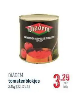 Horeca totaal Diadem tomatenblokjes aanbieding