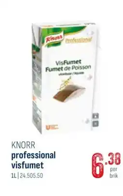 Horeca totaal Knorr professional visfumet aanbieding