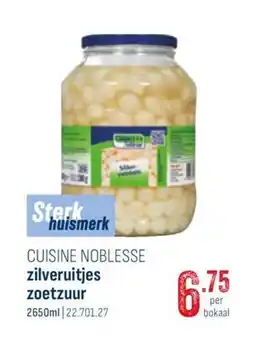 Horeca totaal Cuisine noblesse zilveruitjes zoetzuur aanbieding