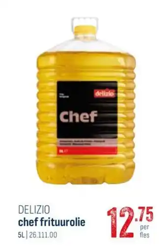Horeca totaal Delizio chef frituurolie aanbieding