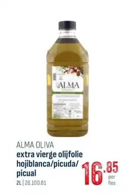 Horeca totaal Alma oliva extra vierge olijfolie hojiblanca/picuda/picual aanbieding