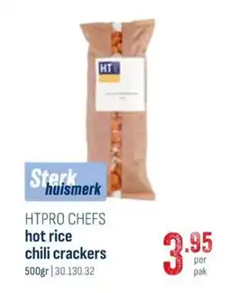 Horeca totaal Htpro chefs hot rice chili crackers aanbieding