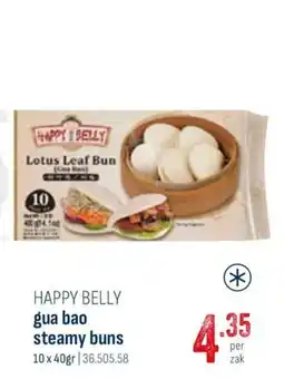 Horeca totaal Happy belly gua bao steamy buns aanbieding