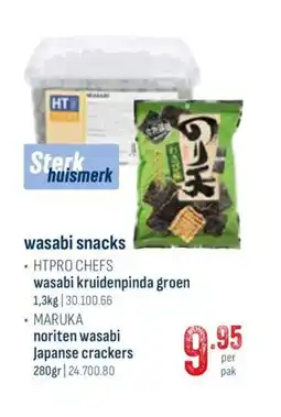 Horeca totaal Wasabi snacks aanbieding