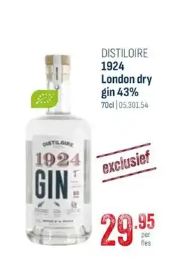 Horeca totaal Distiloire 1924 london dry gin 43% aanbieding
