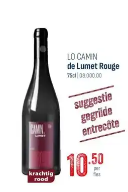 Horeca totaal Lo camin de lumet rouge aanbieding