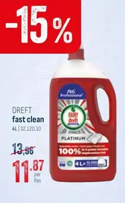 Horeca totaal Dreft fast clean aanbieding