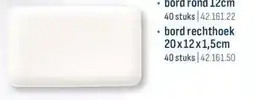 Horeca totaal Sier bagastro bord rechthoek 20x12x1,5cm aanbieding