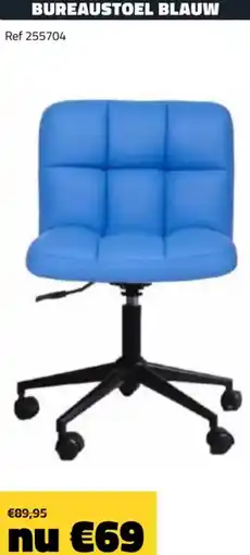 Bouwcenter Frans Vlaeminck Bureaustoel blauw aanbieding