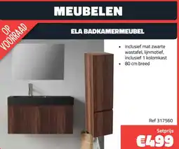 Bouwcenter Frans Vlaeminck Ela badkamermeubel aanbieding
