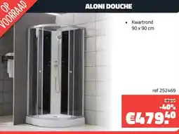Bouwcenter Frans Vlaeminck Aloni douche aanbieding