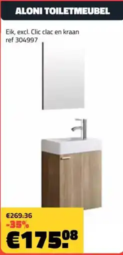 Bouwcenter Frans Vlaeminck Aloni toiletmeubel aanbieding
