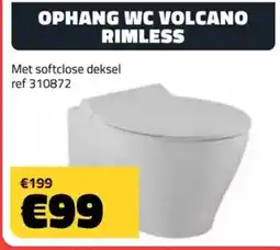 Bouwcenter Frans Vlaeminck Ophang wc volcano rimless aanbieding
