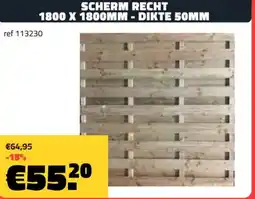 Bouwcenter Frans Vlaeminck Scherm recht aanbieding