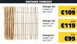 Bouwcenter Frans Vlaeminck KASTANJE TUINHOUT aanbieding