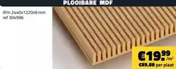 Bouwcenter Frans Vlaeminck Plooibare mdf aanbieding