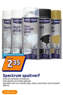 Action Spectrum spuitverf aanbieding