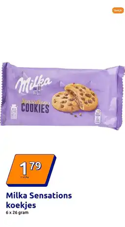Action Milka Sensations koekjes aanbieding