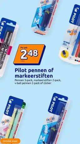 Action Pilot pennen of markeerstiften aanbieding
