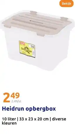 Action Heidrun opbergbox aanbieding