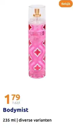 Action Bodymist aanbieding