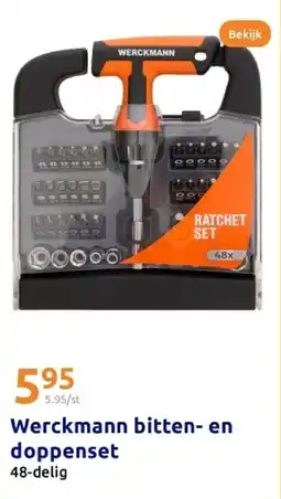 Action Werckmann bitten- en doppenset aanbieding
