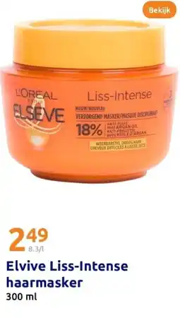 Action Elvive Liss-Intense haarmasker aanbieding