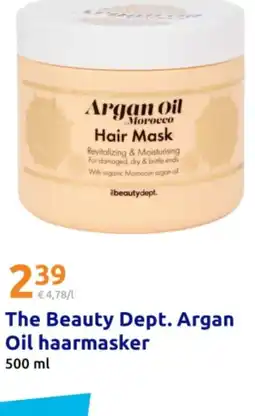 Action The Beauty Dept. Argan Oil haarmasker aanbieding