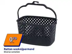 Action Rattan wasknijpermand aanbieding
