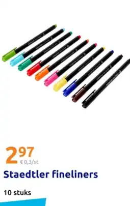 Action Staedtler Fineliners aanbieding