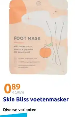 Action Skin Bliss voetenmasker aanbieding