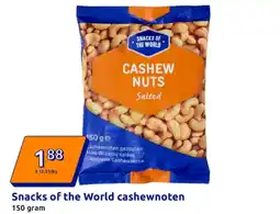 Action Snacks of the World cashewnoten aanbieding