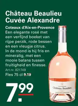 Sligro Château Beaulieu Cuvée Alexandre aanbieding