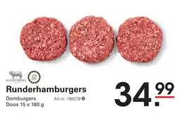 Sligro Runderhamburgers aanbieding