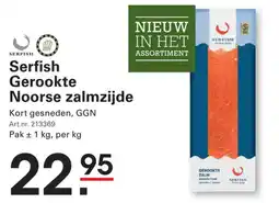 Sligro Serfish Gerookte Noorse zalmzijde aanbieding