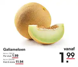 Sligro Galiameloen aanbieding