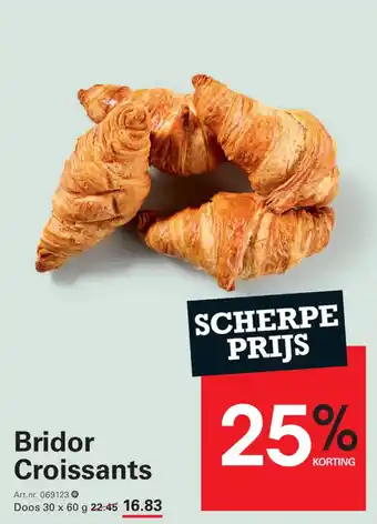 Sligro Bridor Croissants aanbieding