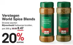 Sligro Verstegen World Spice Blends aanbieding