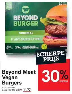 Sligro Beyond Meat Vegan Burgers aanbieding