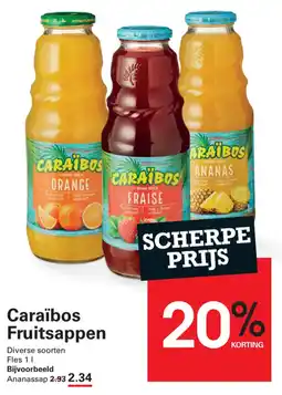 Sligro Caraïbos Fruitsappen aanbieding