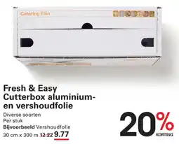 Sligro Fresh & Easy Cutterbox aluminium en vershoudfolie aanbieding