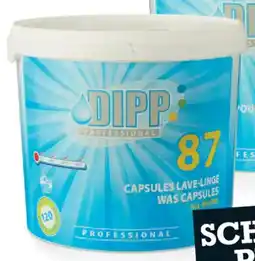 Sligro Dipp Wasmiddel Nr. 87 Wascapsules aanbieding
