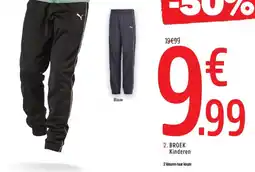 Intersport Puma Broek Kinderen aanbieding