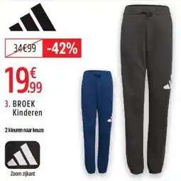 Intersport Adidas Broek Kinderen aanbieding