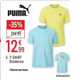 Intersport Puma T-Shirt Kinderen aanbieding